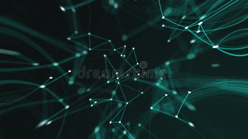 Abstract connection dots. Technology background. Network concept royalty free illustration