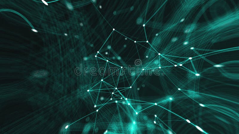 Abstract connection dots. Technology background. Network concept royalty free illustration