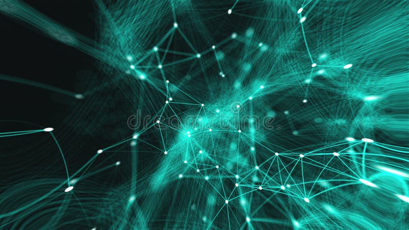 Abstract connection dots. Technology background. Network concept stock illustration