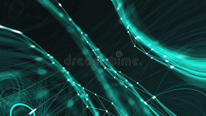 Abstract connection dots. Technology background. Network concept stock illustration