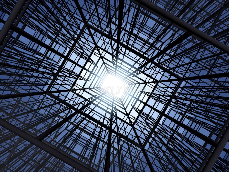 Abstract construction structure