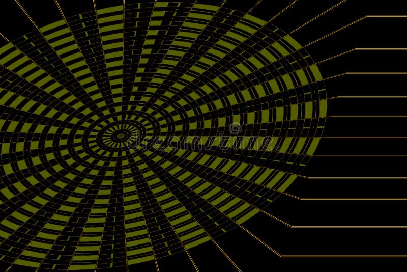 Abstract contemporary digital mayhem design stock illustration