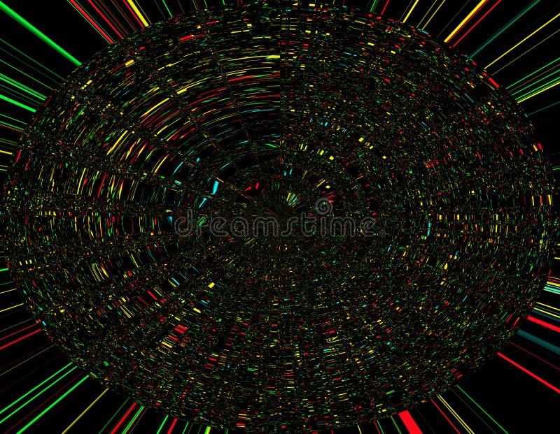 Abstract contemporary digital mayhem design vector illustration