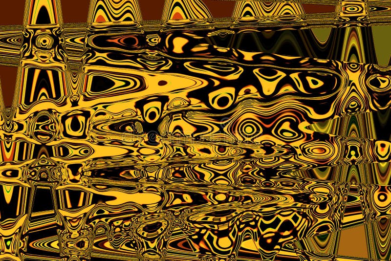 Abstract contemporary digital mayhem design stock illustration