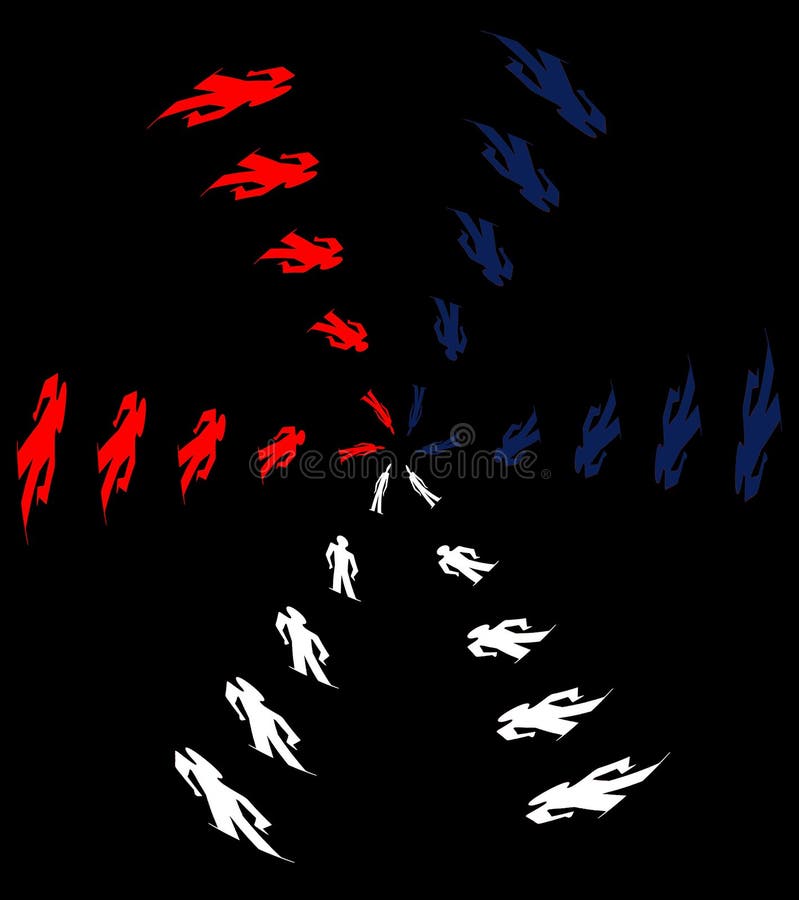 Abstract contemporary digital mayhem design vector illustration