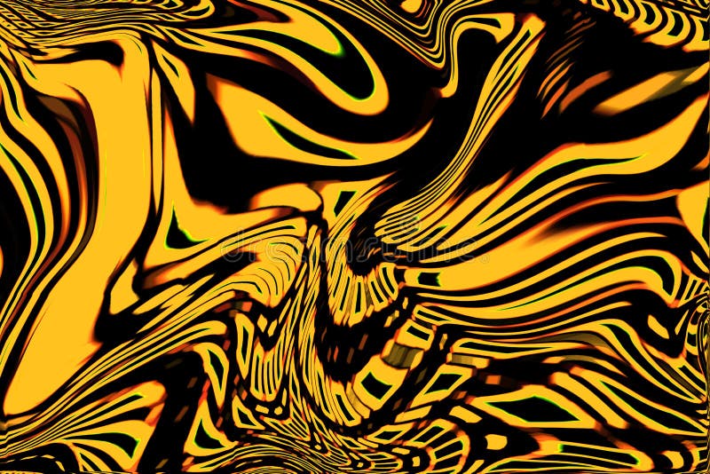 Abstract Contemporary Futuristic Digital Art Design royalty free illustration