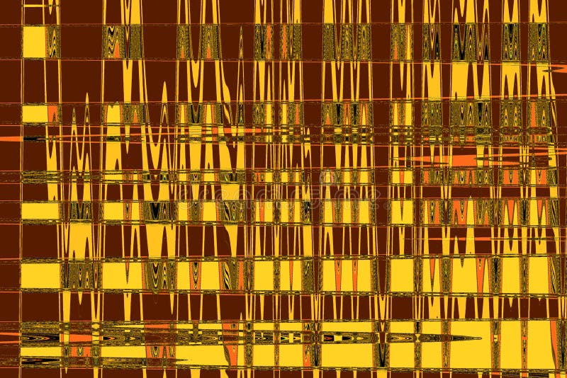 Abstract Contemporary Futuristic Digital Art Design stock illustration