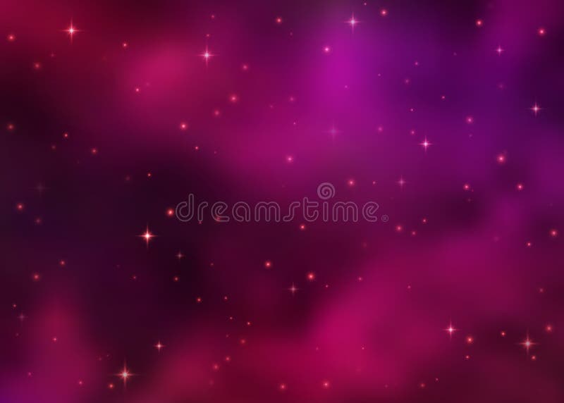 Abstract cosmic pink galaxy background.