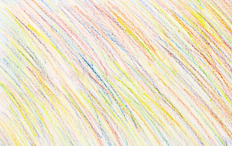 Abstract Crayon on White Background. Green Crayon Scribble Texture