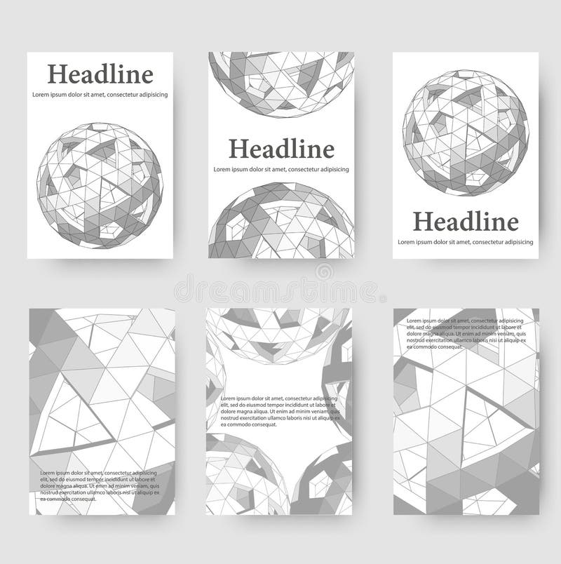 Abstract Creative concept Mesh polygonal background of geometric shapes. Polygonal design style letterhead and brochure vector illustration