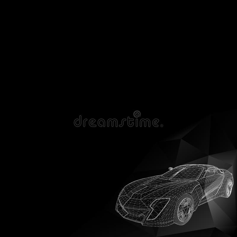 Abstract Creative concept vector background of 3d stock illustration