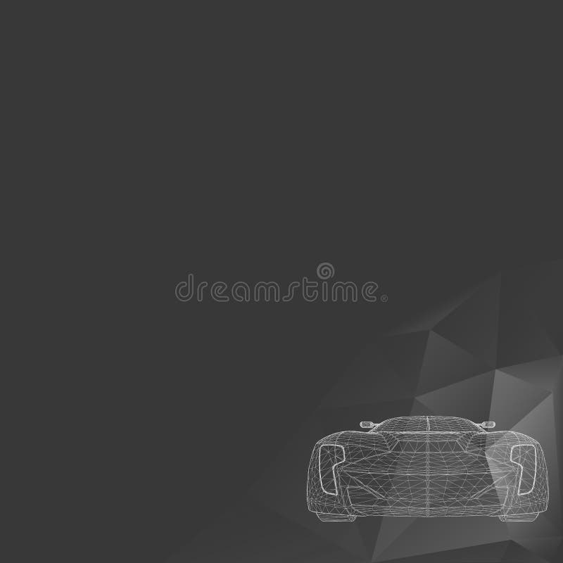 Abstract Creative concept vector background of 3d royalty free illustration