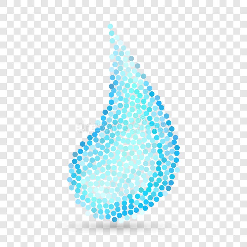 Abstract Creative Concept Vector Icon Of Water Drop For  And Mobile