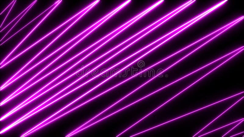 Abstract creative neon laser led lines. Retro disco, club neon sound wave show background. Colorful shiny ultraviolet borders.