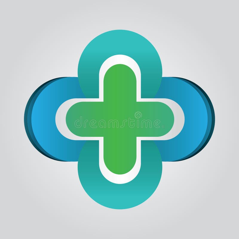 Abstract Cross. Vector Illustration Decorative Background Design Stock