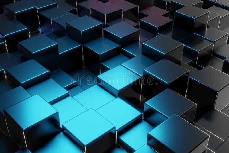 Abstract Cube Particle Background Construction Block Technology Computer  Graphic Background,3D Illustration Stock Illustration - Illustration of  cyberspace, building: 182322526