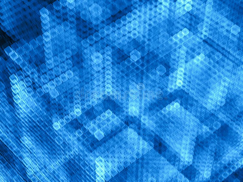 Abstract cubes background - digitally generated image stock photo