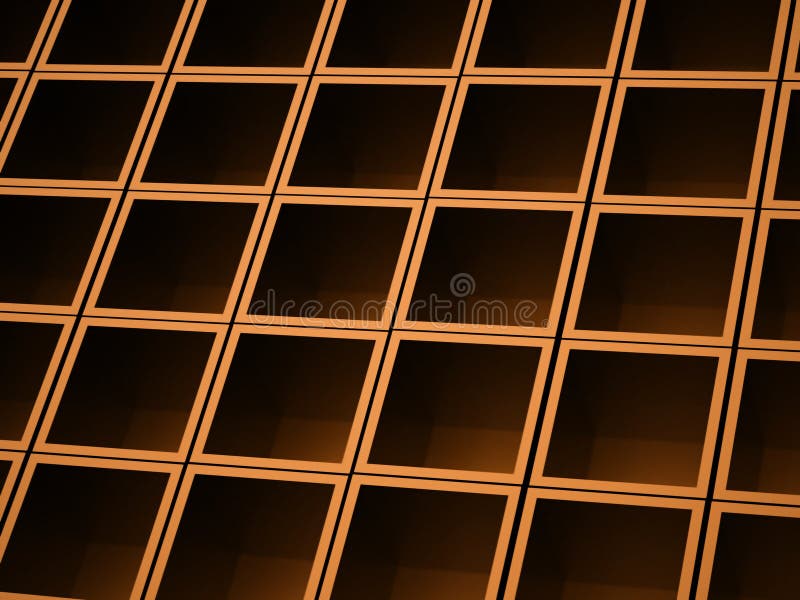 Abstract cubes background rendered stock photo