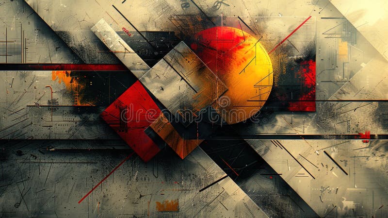 Abstract 3D wallpaper featuring vibrant geometric shapes and patterns, creating a dynamic and mode. AI generated. Abstract 3D wallpaper featuring vibrant geometric shapes and patterns, creating a dynamic and mode. AI generated