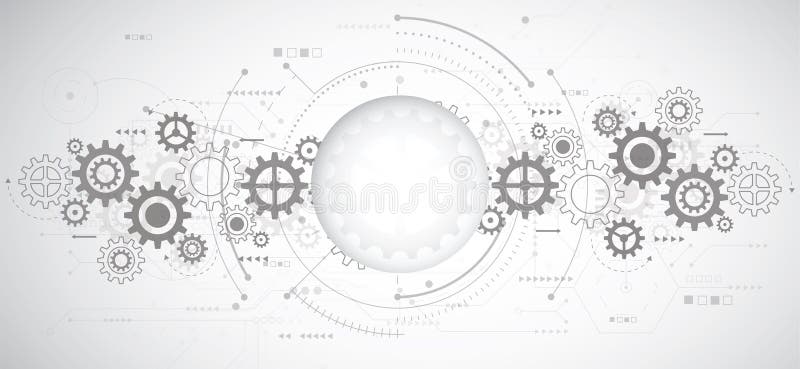 Abstract 3d design background with technology dot and line circuit board texture. Modern engineering, futuristic, science vector illustration
