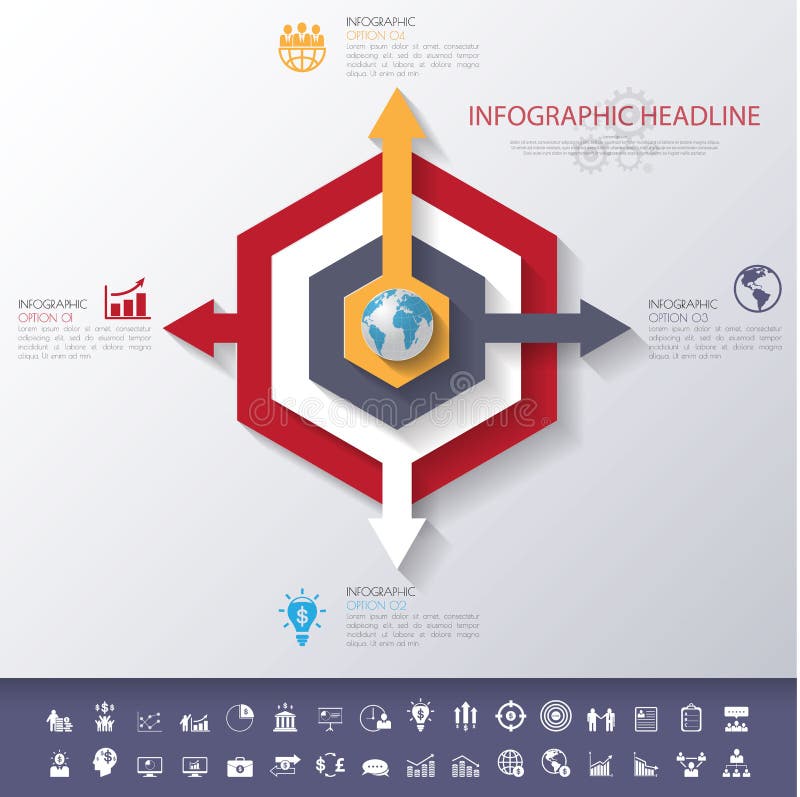 Abstract 3D digital illustration Infographic with world map.Can vector illustration Abstract 3D digital illustration Infographic with world map.Can vector illustration