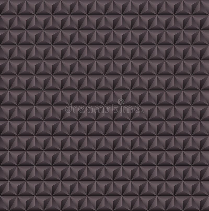 Abstract 3d geometric background with triangular pyramids royalty free illustration
