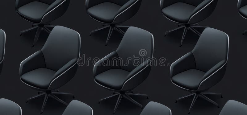An abstract 3D image featuring a black geometric design. stock images