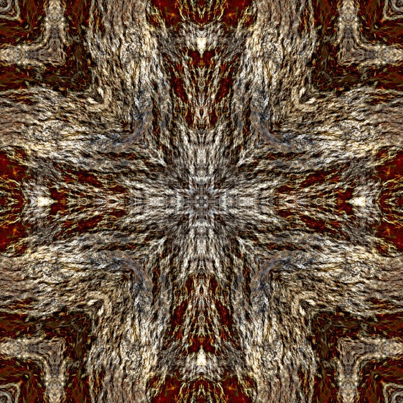 3d kaleidoscopic fractal graphic royalty free illustration