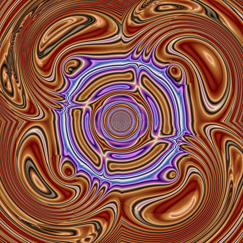 3d kaleidoscopic fractal pattern vector illustration