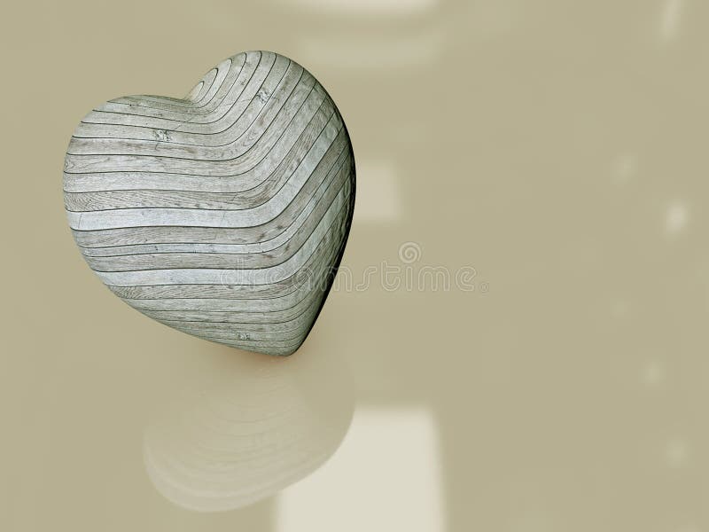 Abstract 3d Marble Texture Heart Glossy Shiny Surface Stock Photo