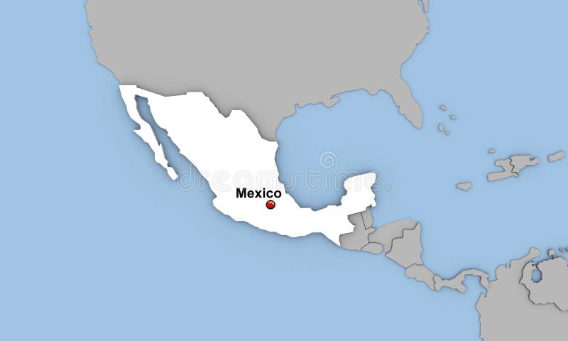 The Map Of Mexico Is Highlighted In Red On The World Map Vector Stock Vector Illustration Of Earth Highlighted The Map Of Mexico Is Highlighted In Red On The World Map Vector Stock Vector Illustration Of Earth Highlighted