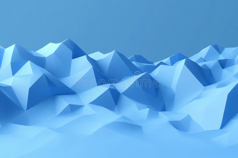 An abstract 3D rendering showcasing a chaotic plexus surface. A modern background with futuristic polygonal shapes. A vector illustration