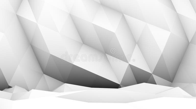 Abstract 3d rendering of triangulated surface. Modern background royalty free illustration Abstract 3d rendering of triangulated surface. Modern background royalty free illustration