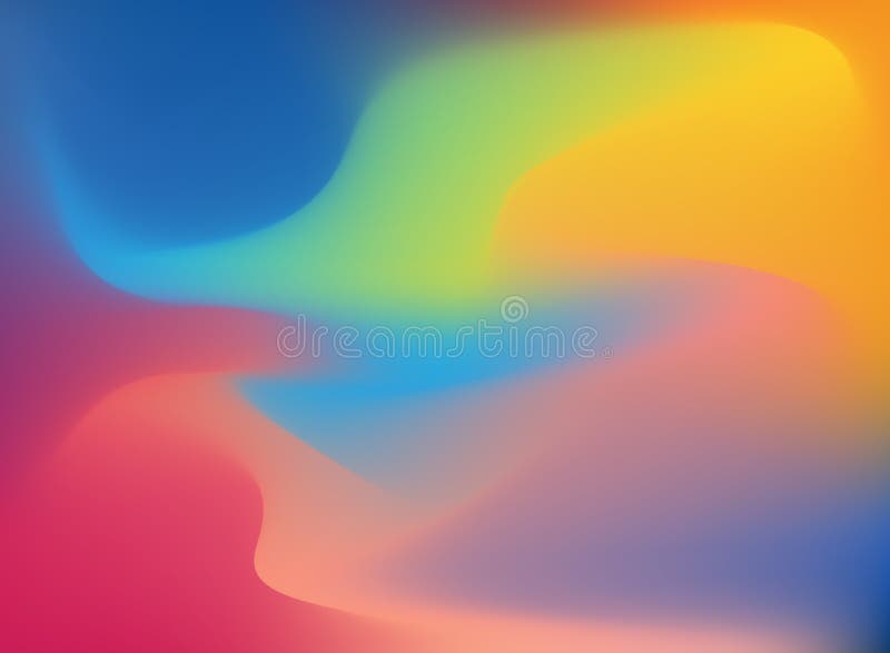 Abstract 3D wave colorful dynamic effect background. vector illustration