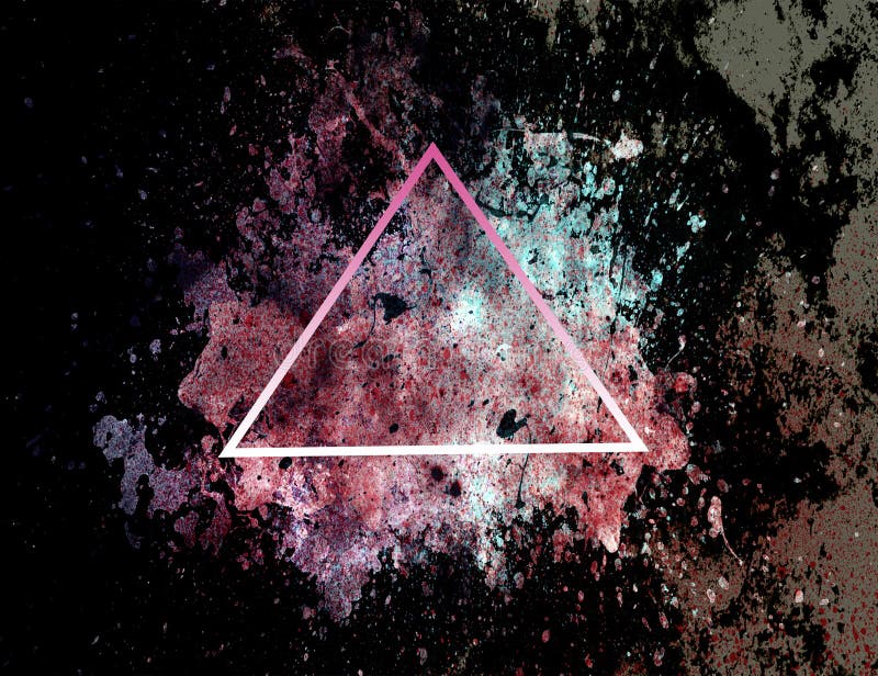 Abstract dark background. Geometric texture. Triangle backgrounds. Colorful wallpaper