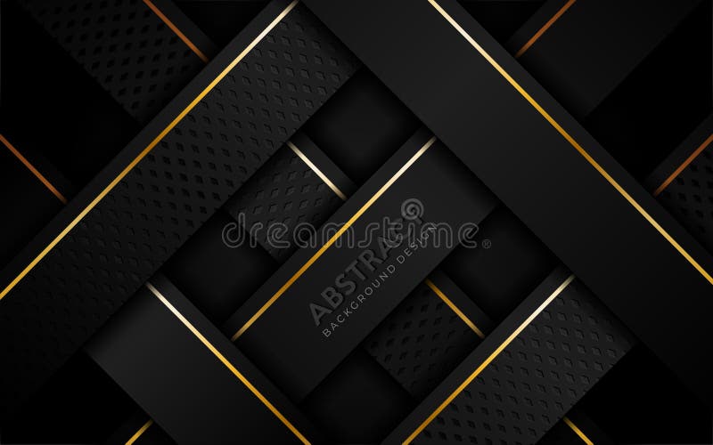 Abstract Dark Background with Golden Lines. Modern Creative Background  Designs Stock Vector - Illustration of lines, business: 169857054