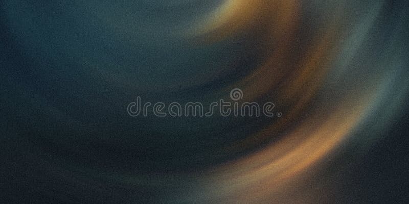 Abstract dark background with warm orange swirl vector illustration