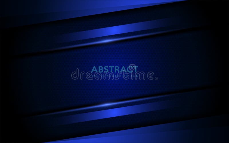 Abstract dark blue background with texture effect overlap layer design. Futuristic modern background