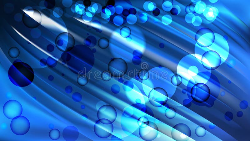 Abstract Dark Blue Blurred Lights Background Stock Vector - Illustration of  blurry, effect: 172428970