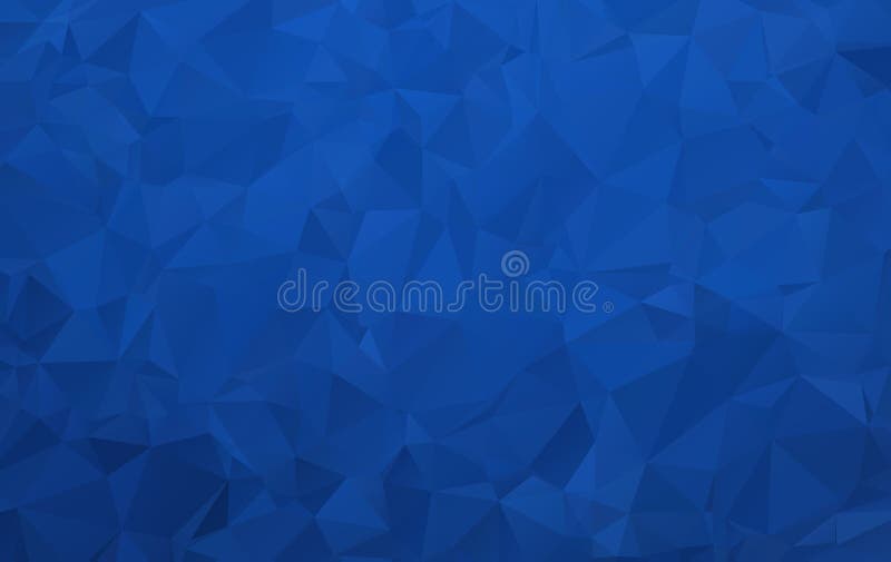 Abstract dark blue polygonal background with overlay light effect for mobile and web design royalty free illustration