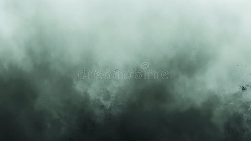 Abstract Dark Green Smoke Effect Background Texture stock illustration
