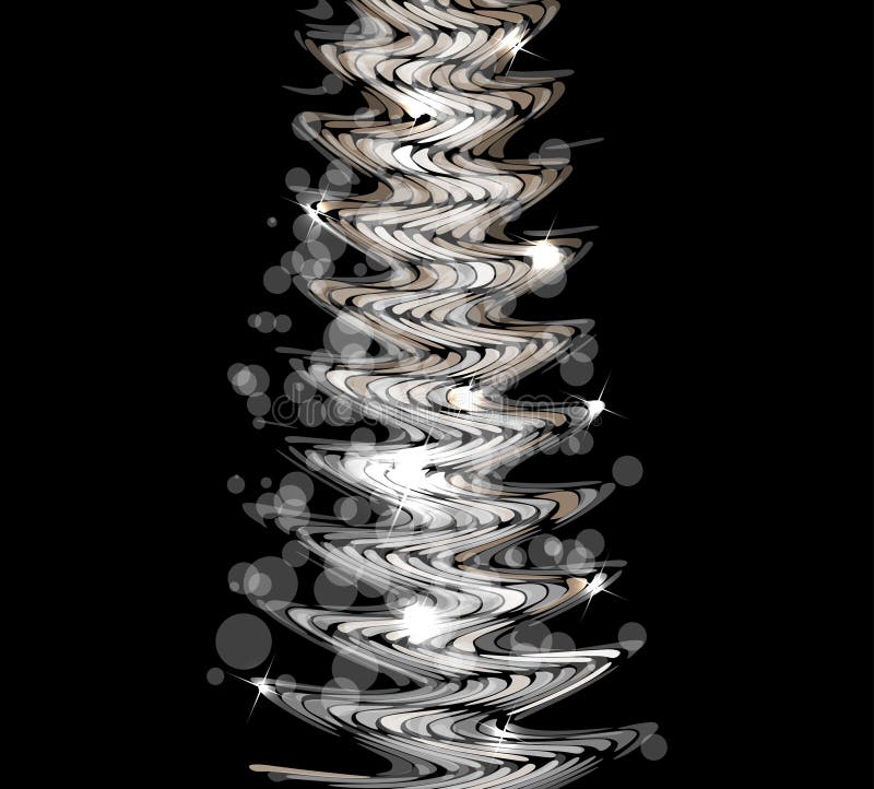 Abstract dark light stars background stock illustration