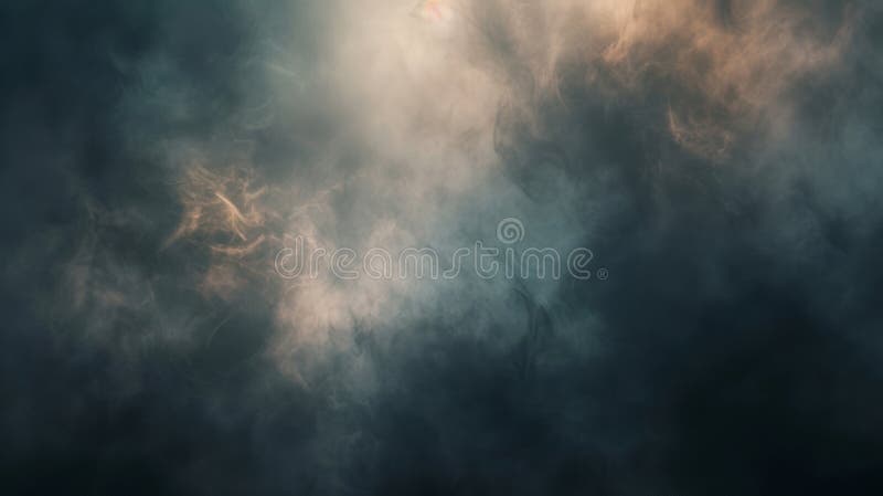 Abstract Dark Smoke Background Texture. Mystical Foggy Overlay For Graphic Design royalty free illustration