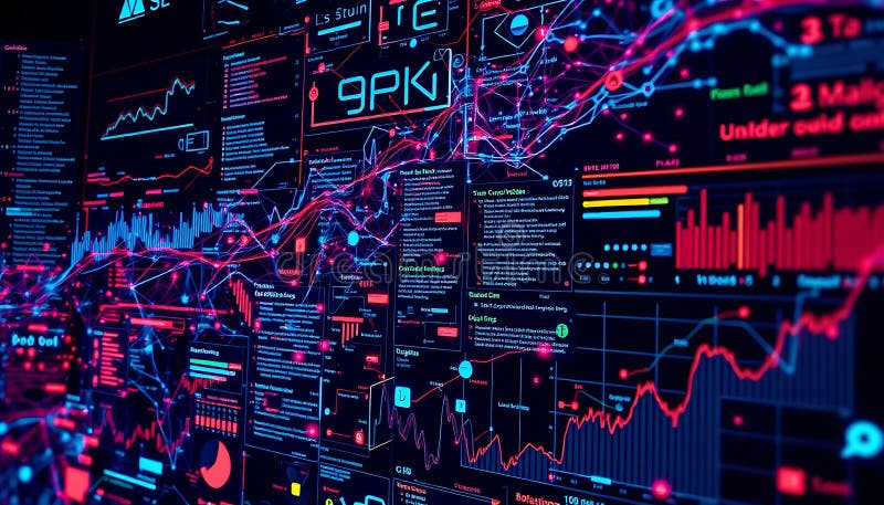 Data Flow Visualization Interface ðŸ Š, Data Analysis Digital Info ...