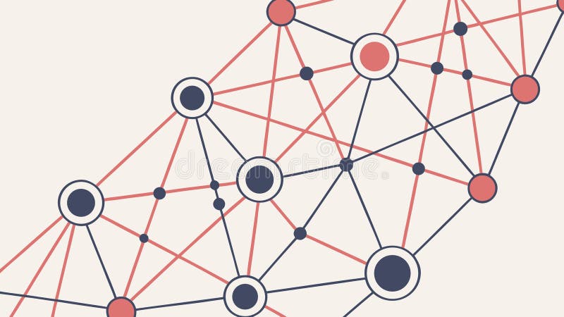 Abstract Data Network Vector Art: Global Connectivity Illustration, vector design Generative AI royalty free illustration