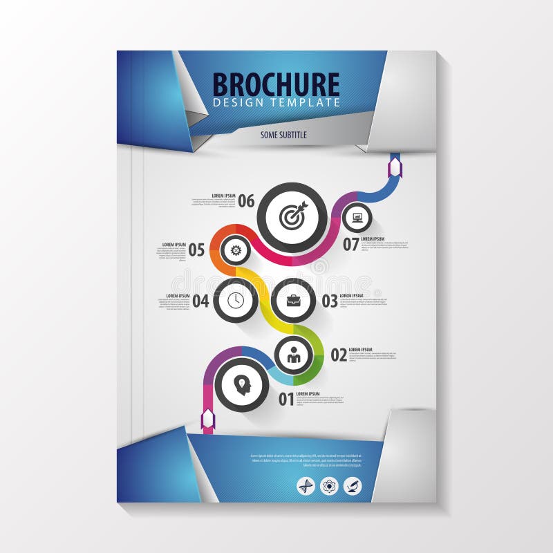 Abstract de brochuremalplaatje van de origamistijl met bedrijfsweg EPS 10 De elementen van Infographic Vector illustratie vector illustratie Abstract de brochuremalplaatje van de origamistijl met bedrijfsweg EPS 10 De elementen van Infographic Vector illustratie vector illustratie