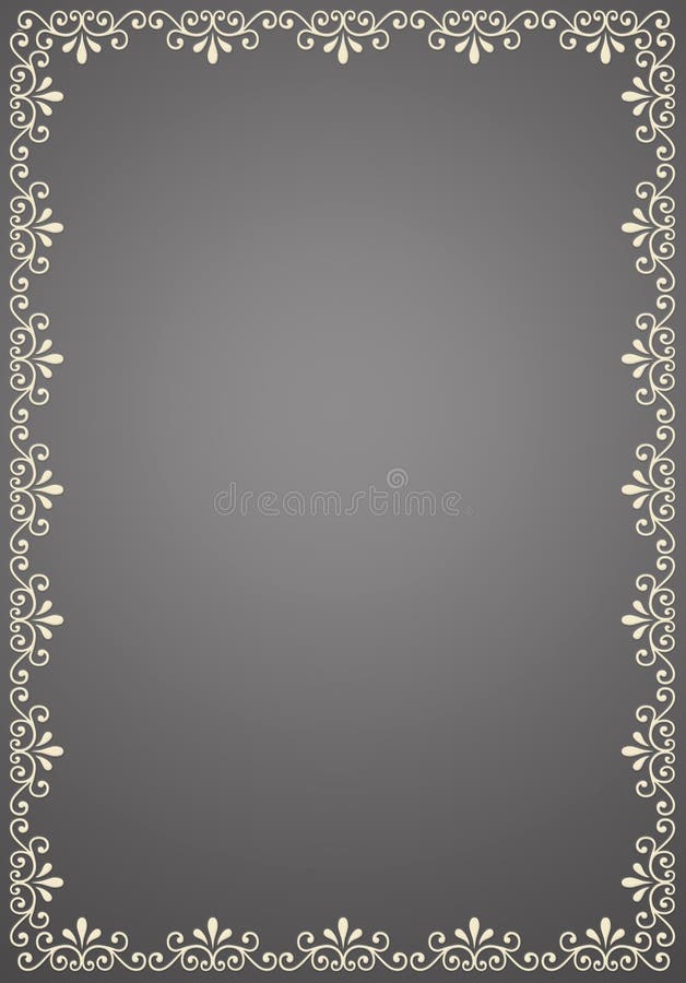 Abstract decorative border vector illustration