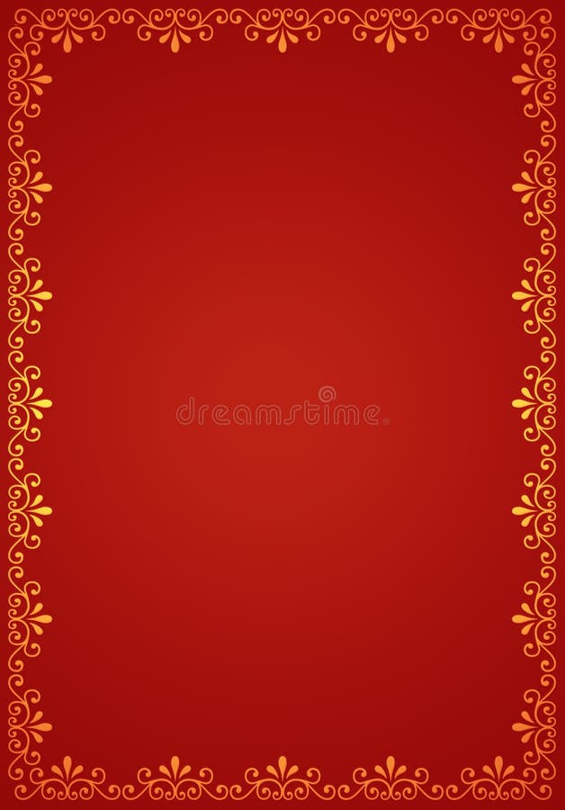 Abstract decorative border stock illustration