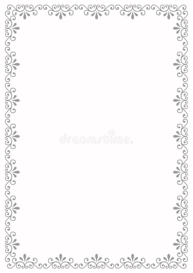 Abstract decorative border vector illustration