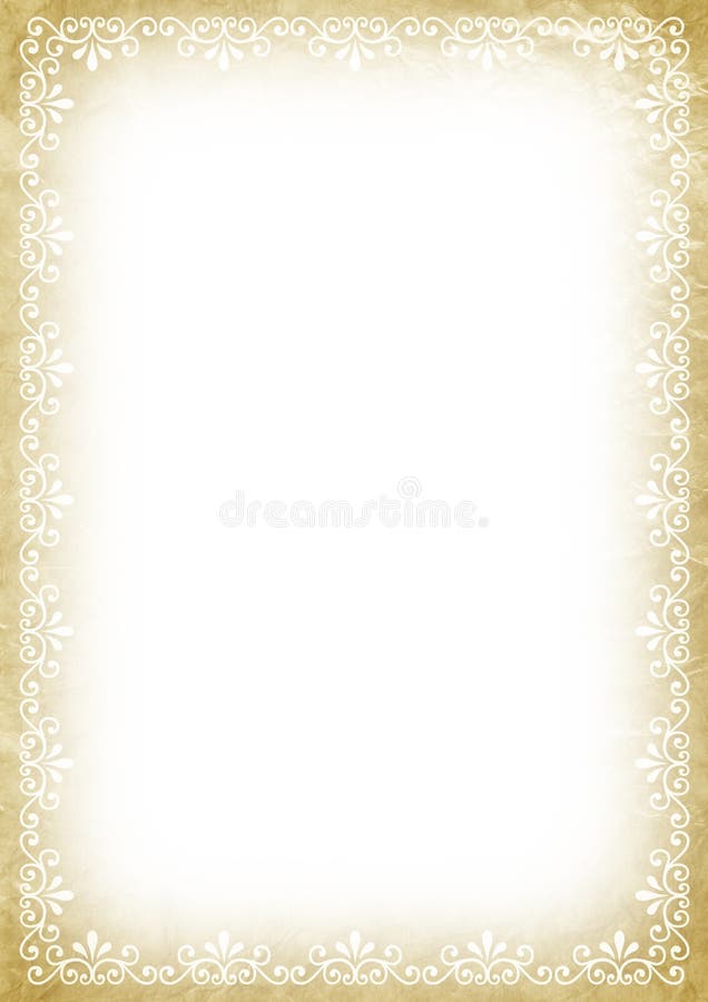 Abstract decorative border royalty free illustration